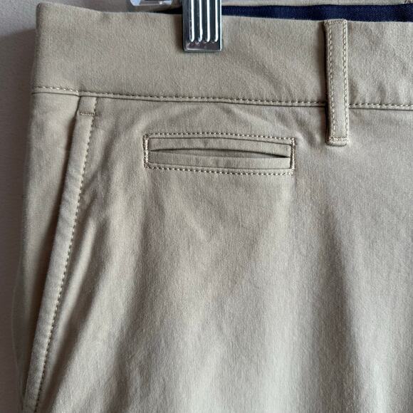 J. Crew 484 Slim-Fit Tech Pant for Men Khaki 32x32 AW005 - Picture 2 of 11